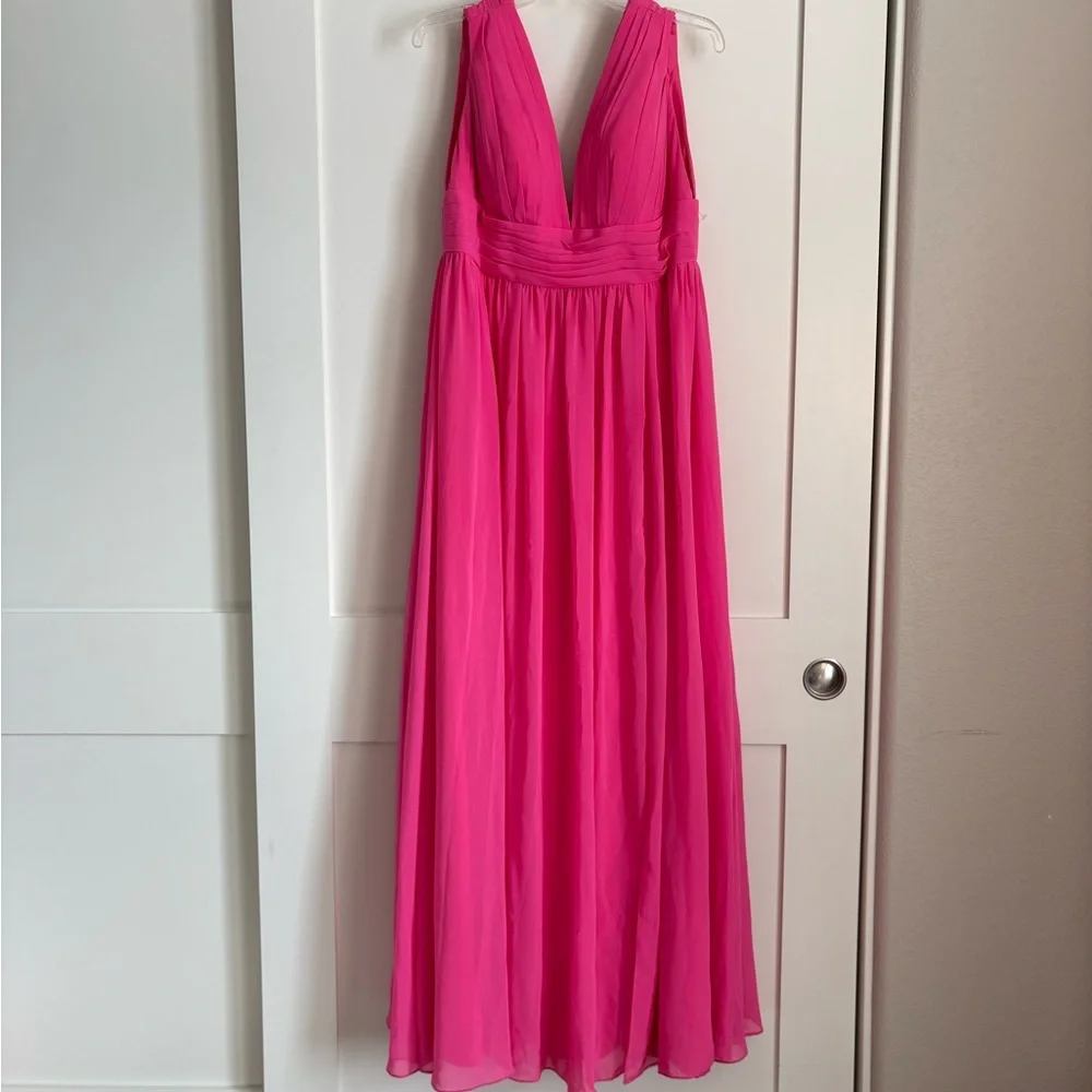 Elegant Hot Pink Evening Gown Cicinia - Picture 1 of 3